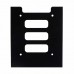 SSD HDD 2.5 INCH TO 3.5 INCH CONVERTER HARD DRIVE METAL BRACKET ADAPTER HOLDER (BLACK)